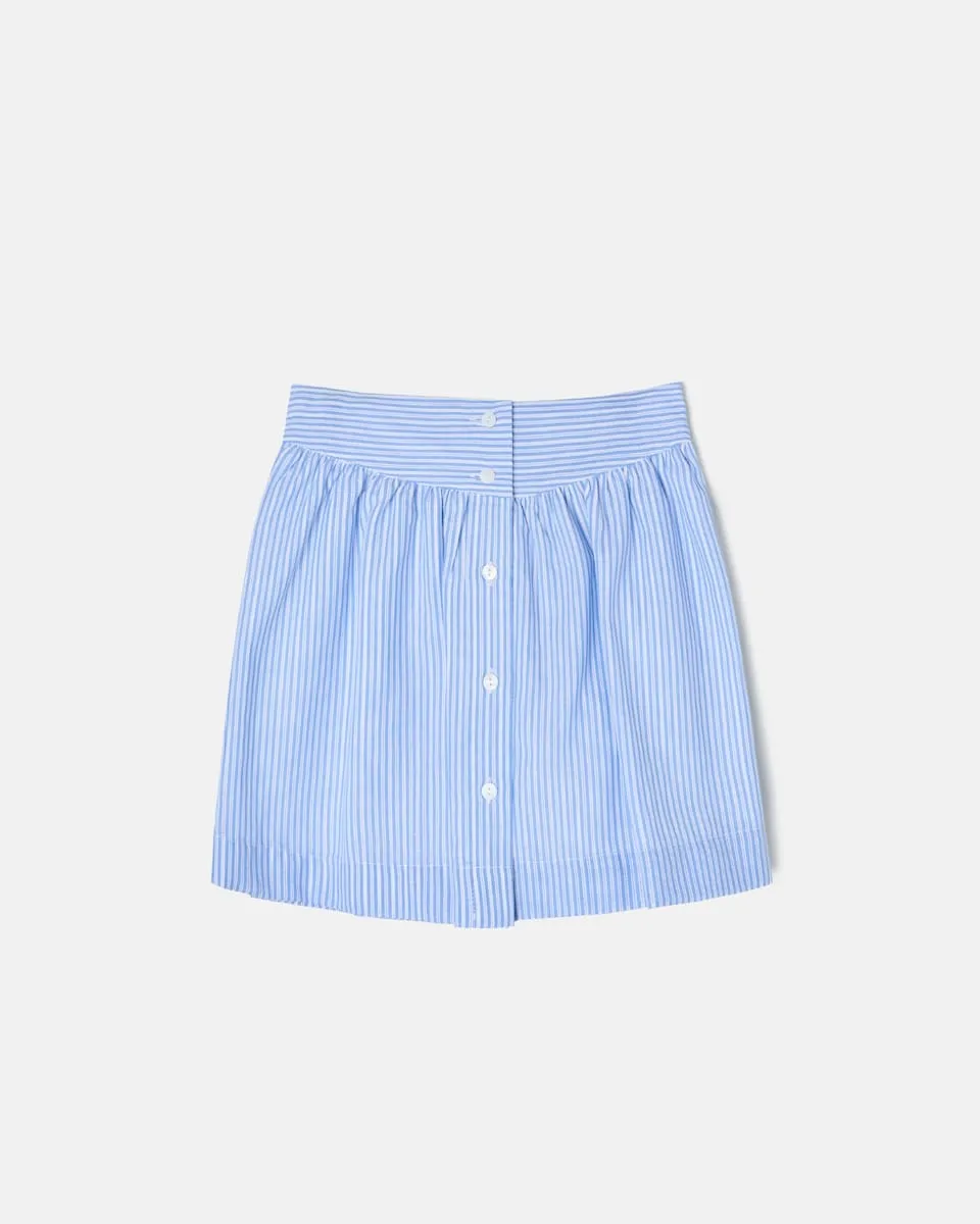 Детская мини-юбка в полоску Silbon, синий/белый
Детская мини-юбка в полоску Silbon, синий/белый