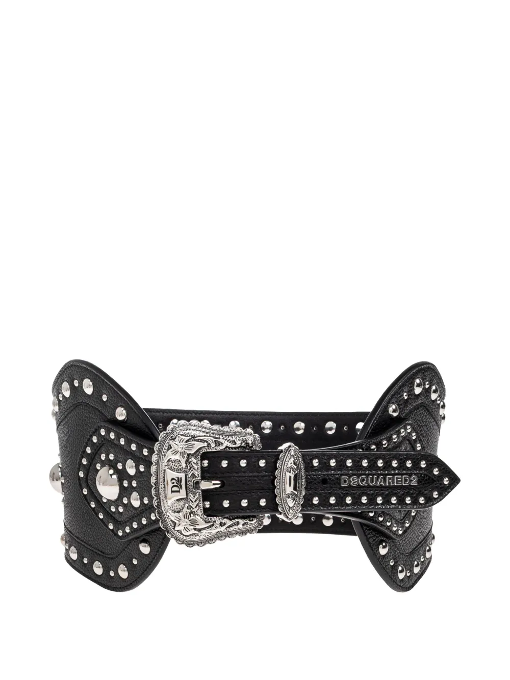 Кожаный ремень с заклепками DSQUARED2, черный
Кожаный ремень с заклепками DSQUARED2, черный