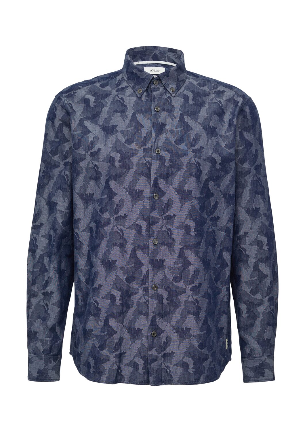 s.Oliver Рубашка на пуговицах синего цвета Regular fit
s.Oliver Рубашка на пуговицах синего цвета Regular fit