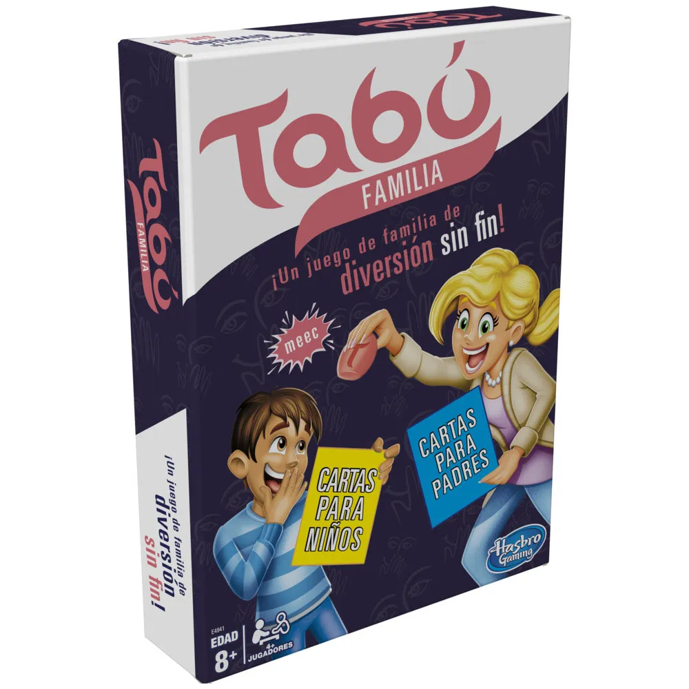 Настольная игра Hasbro Taboo Family на испанском языке, мультиколор
Настольная игра Hasbro Taboo Family на испанском языке, мультиколор