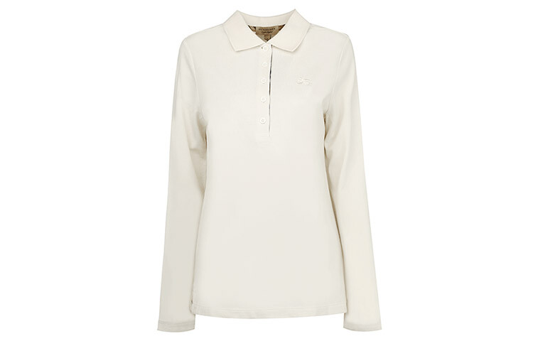 Женская рубашка поло Burberry, цвет Beige 
Женская рубашка поло Burberry, цвет Beige