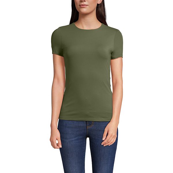 Женский короткий рукав двойной слой воротник-гольф трикотажный топ Lands' End, Vintage Pine Green
Женский короткий рукав двойной слой воротник-гольф трикотажный топ Lands' End, Vintage Pine Green