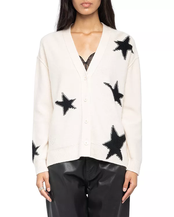 Кашемировый кардиган Mirkaz с V-образным вырезом Zadig & Voltaire, белый
Кашемировый кардиган Mirkaz с V-образным вырезом Zadig & Voltaire, белый