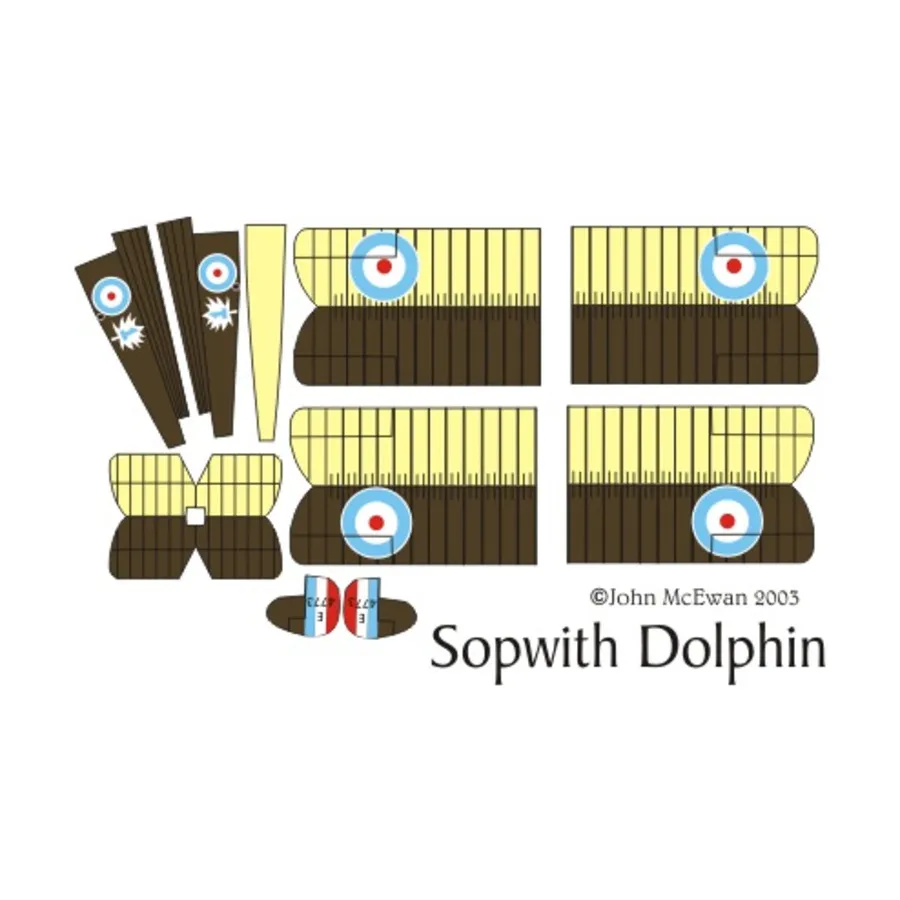 Набор наклеек Sopwith «Дельфин» (1:144), Decals - British (Reviresco)
Набор наклеек Sopwith «Дельфин» (1:144), Decals - British (Reviresco)
