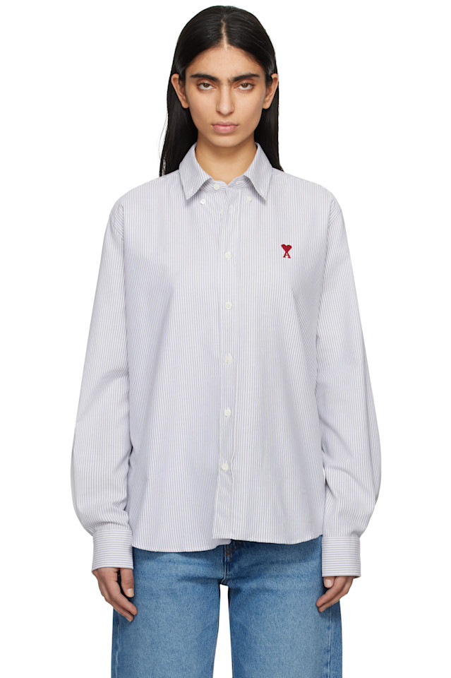 Хлопковая рубашка на пуговицах ami de coeur Ami Paris, мультиколор
Хлопковая рубашка на пуговицах ami de coeur Ami Paris, мультиколор