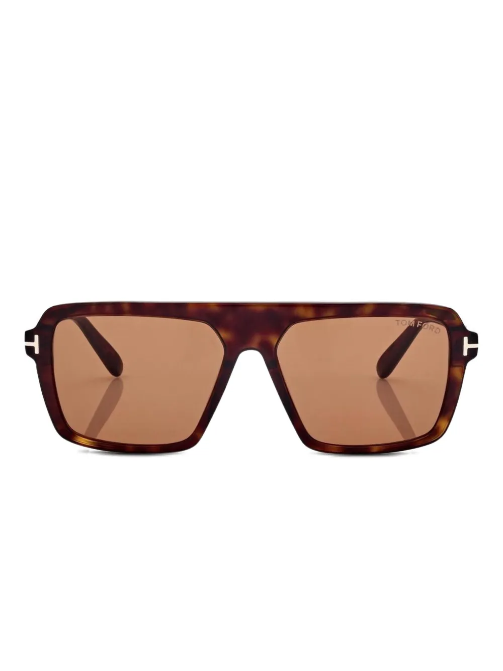 Солнцезащитные очки в прямоугольной оправе TOM FORD, коричневый 
Солнцезащитные очки в прямоугольной оправе TOM FORD, коричневый