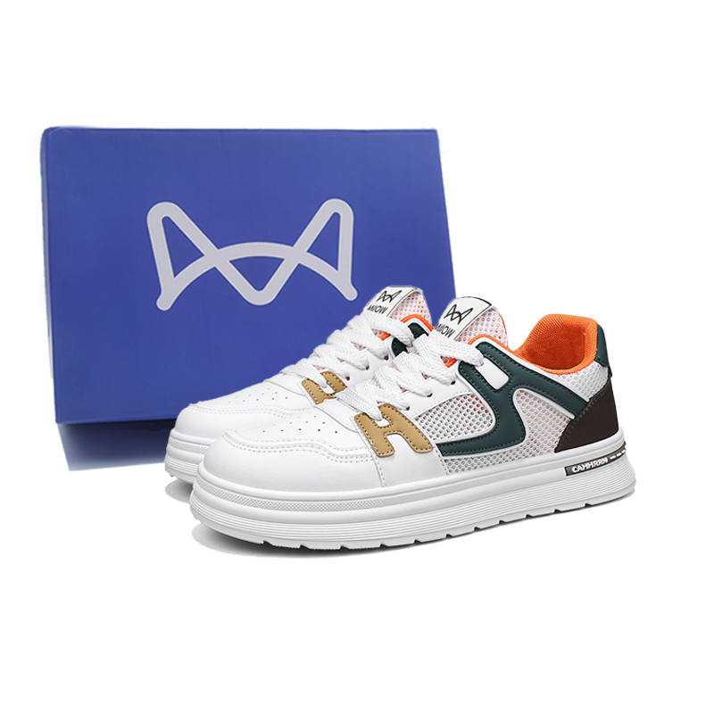 Нескользящие, износостойкие, легкие, дышащие низкие кроссовки для скейтбординга, мужская коробка MIIOW, White Green
Нескользящие, износостойкие, легкие, дышащие низкие кроссовки для скейтбординга, мужская коробка MIIOW, White Green