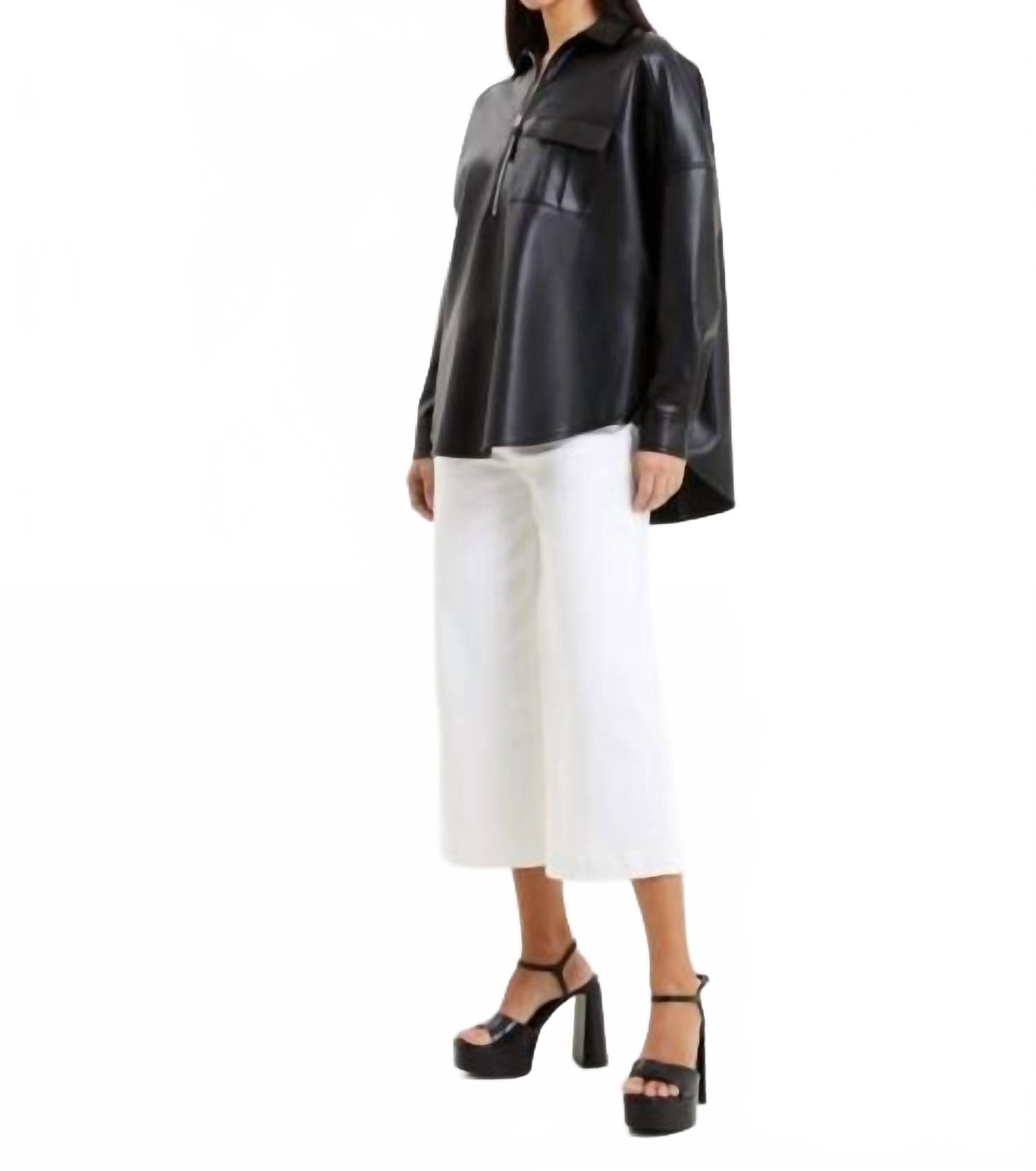 Crolenda Поповер рубашка в черном цвете French Connection
Crolenda Поповер рубашка в черном цвете French Connection