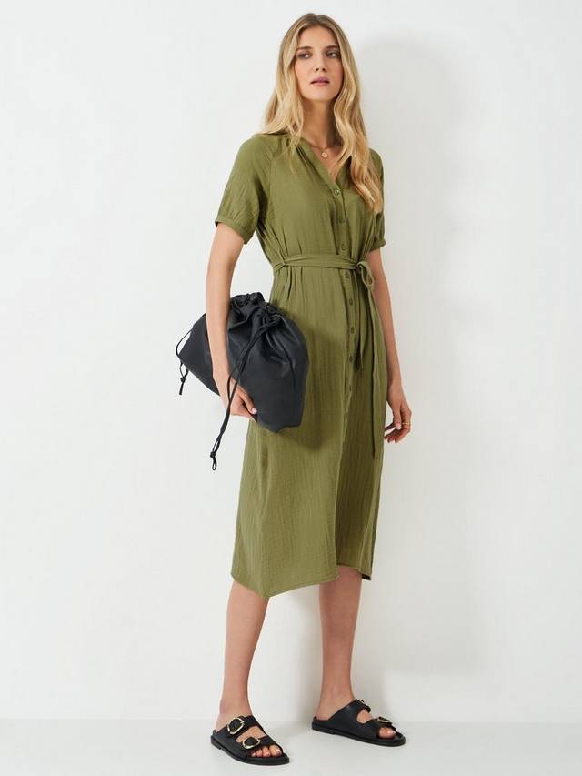 Хлопчатобумажное платье кейт из марли Crew Clothing, хаки
Хлопчатобумажное платье кейт из марли Crew Clothing, хаки