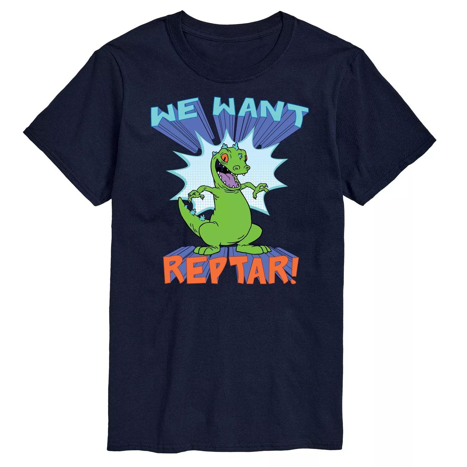 Футболка с рисунком Big & Tall Rugrats We Want Reptar Nickelodeon, синий
Футболка с рисунком Big & Tall Rugrats We Want Reptar Nickelodeon, синий