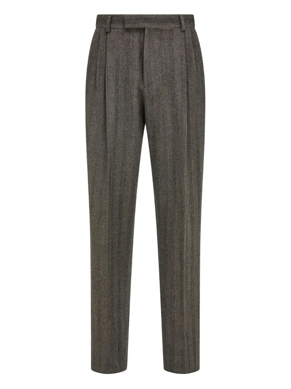 Плиссированные брюки с шлевками для ремня Ferragamo, серый
Плиссированные брюки с шлевками для ремня Ferragamo, серый