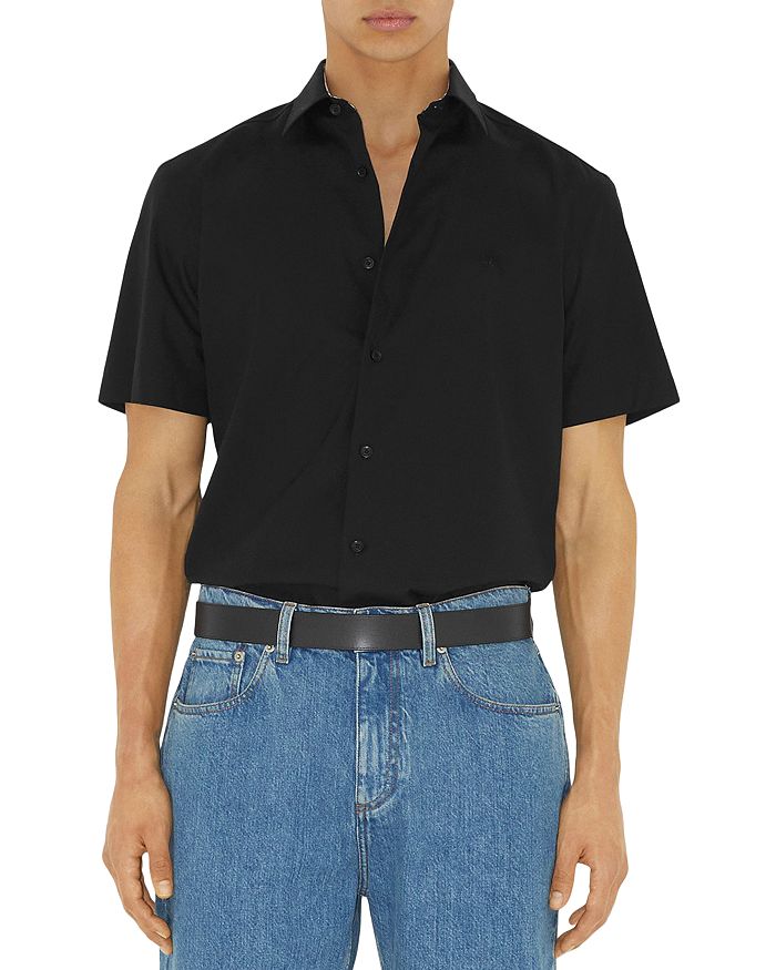 Шерфилд Слим Фит Рубашка с Коротким Рукавом Burberry, черный
Шерфилд Слим Фит Рубашка с Коротким Рукавом Burberry, черный