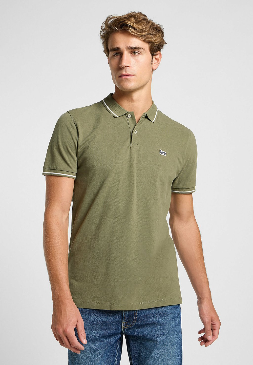 Поло SHORT SLEEVE REGULAR FIT, цвет Mercantile Green 
Поло SHORT SLEEVE REGULAR FIT, цвет Mercantile Green