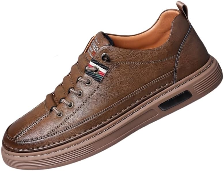 Мужские повседневные спортивные кожаные туфли на мягкой подошве для весны и осени - комфортные и дышащие - подходят для ежедневного использования на улице Hhhchpm, коричневый
Мужские повседневные спортивные кожаные туфли на мягкой подошве для весны и осени - комфортные и дышащие - подходят для ежедневного использования на улице Hhhchpm, коричневый