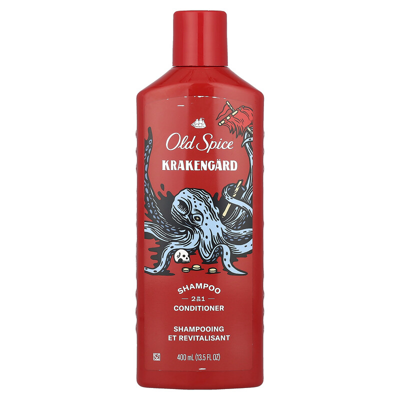 Old Spice, Шампунь и кондиционер 2 в 1, Krakengard, 400 мл (13,5 жидк. Унции)
Old Spice, Шампунь и кондиционер 2 в 1, Krakengard, 400 мл (13,5 жидк. Унции)