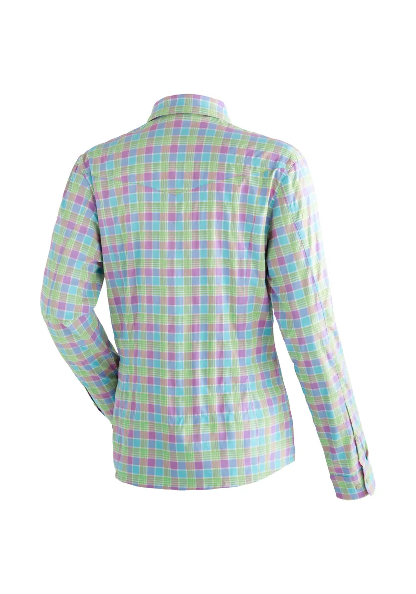 Maier Sports уличная блузка "Kendra L/S W", женская блузка с длинными рукавами, легкая в уходе блузка в клетку, синий
Maier Sports уличная блузка "Kendra L/S W", женская блузка с длинными рукавами, легкая в уходе блузка в клетку, синий
