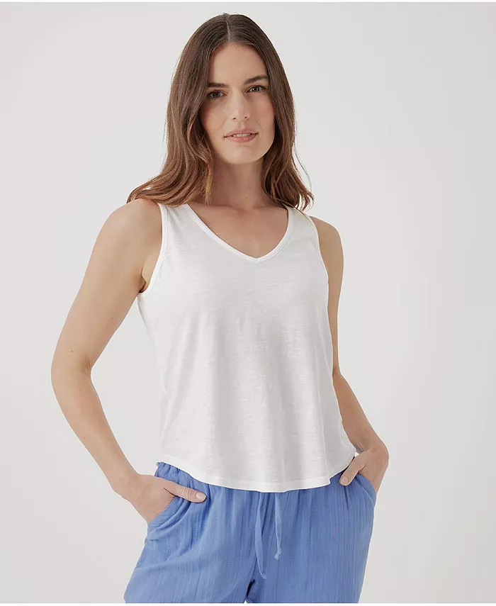 Женская реверсивная майка Featherweight Slub из органического хлопка Pact, белый
Женская реверсивная майка Featherweight Slub из органического хлопка Pact, белый