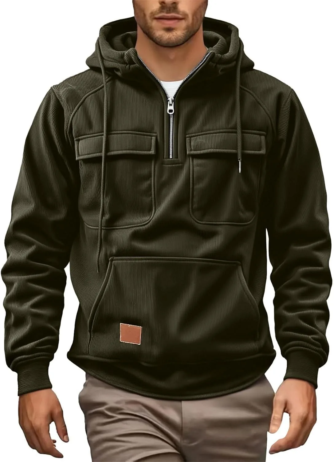 Толстовка с капюшоном для мужчин, корд, тактическая, на молнии evzosrz
Толстовка с капюшоном для мужчин, корд, тактическая, на молнии evzosrz