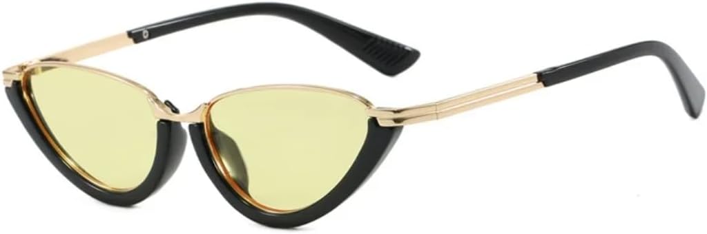 Ретро-солнцезащитные очки «кошачий глаз» в полуободковой оправе для женщин, роскошные градиентные очки для мужчин с защитой от УФ-излучения UV400 TOIPASTN, Black Yellow
Ретро-солнцезащитные очки «кошачий глаз» в полуободковой оправе для женщин, роскошные градиентные очки для мужчин с защитой от УФ-излучения UV400 TOIPASTN, Black Yellow