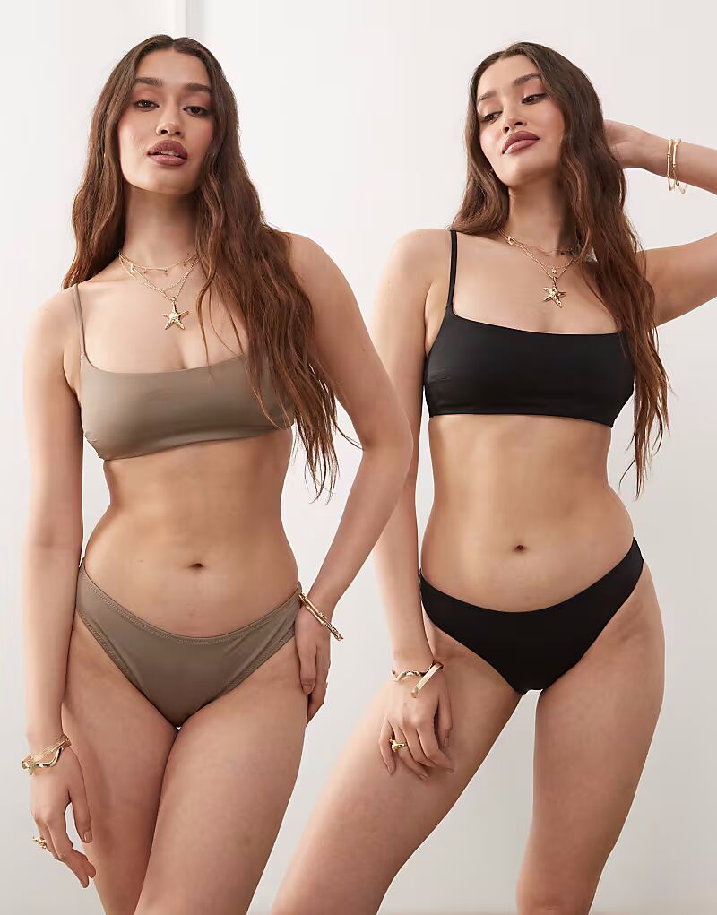 Комплект из 2-х купальников-бикини Weekday черного и бежевого цветов, Черный, Комплект из 2-х купальников-бикини Weekday черного и бежевого цветов
Комплект из 2-х купальников-бикини Weekday черного и бежевого цветов, Черный, Комплект из 2-х купальников-бикини Weekday черного и бежевого цветов