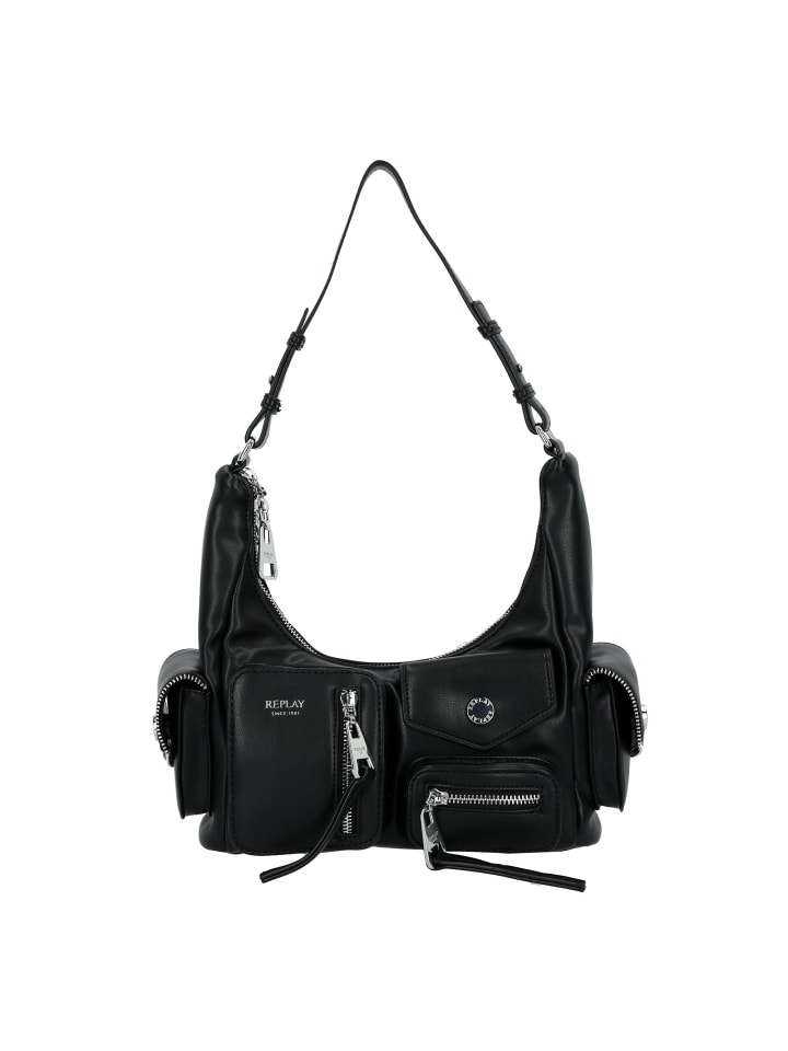 Сумка через плечо 26 см черного цвета Replay
Сумка через плечо 26 см черного цвета Replay