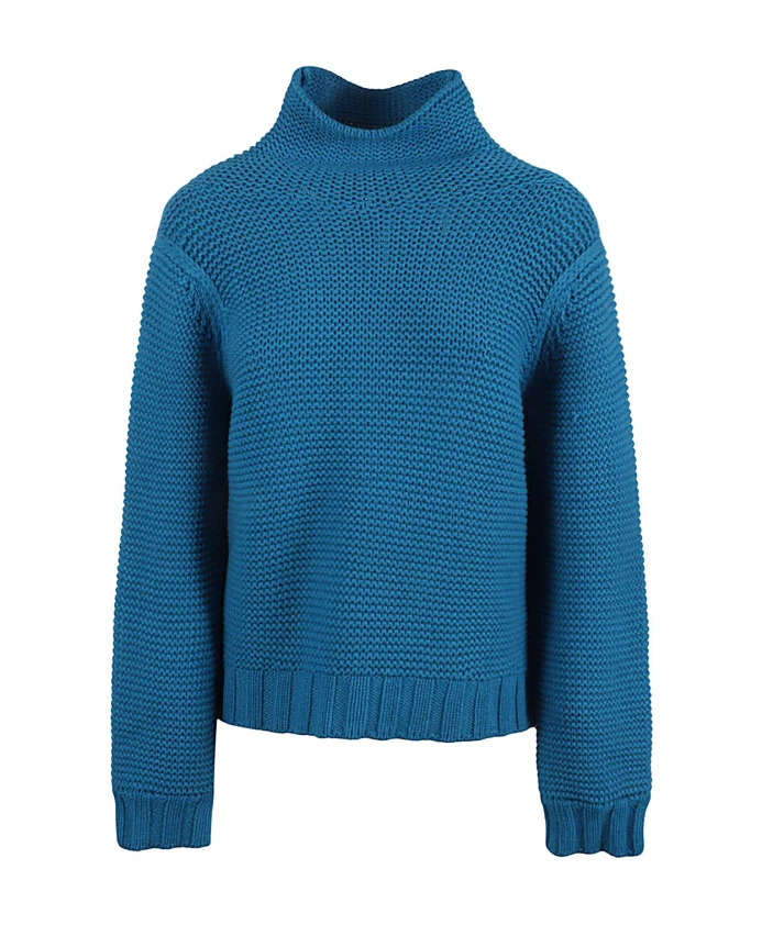 Синий свитер с высоким воротником, дизайн Ovetto. Liviana Conti, синий
Синий свитер с высоким воротником, дизайн Ovetto. Liviana Conti, синий