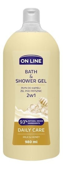Гель и жидкость для ванн On Line 2в1 для ежедневного ухода 980мл
Гель и жидкость для ванн On Line 2в1 для ежедневного ухода 980мл