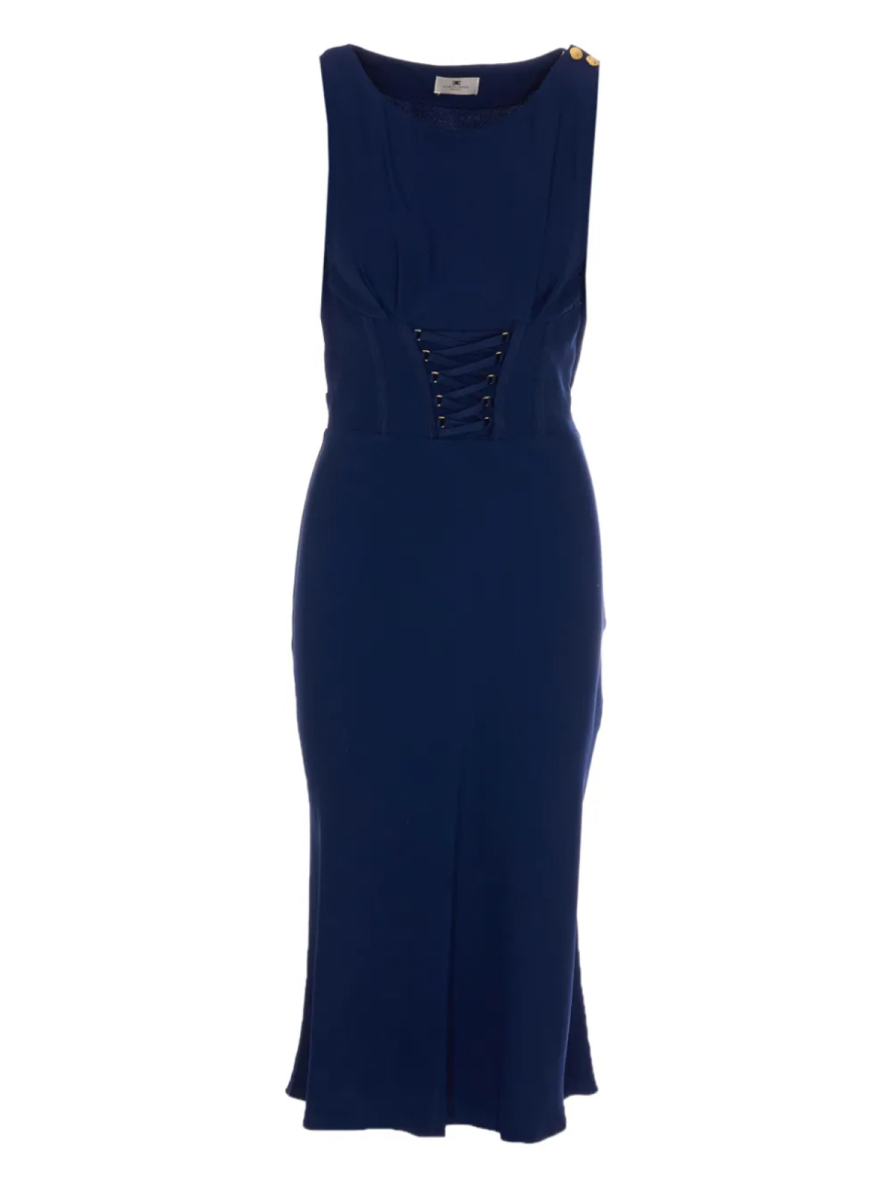 Трикотажное платье миди Elisabetta Franchi, синий
Трикотажное платье миди Elisabetta Franchi, синий