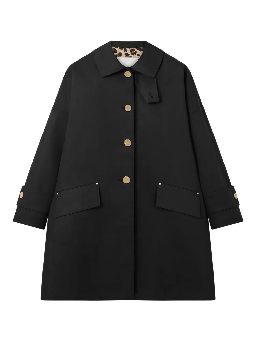 Пальто на пуговицах от Humbie Mackintosh, черный
Пальто на пуговицах от Humbie Mackintosh, черный