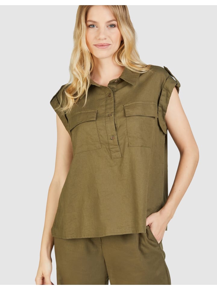 Блузка Navigazione, оливковый
Блузка Navigazione, оливковый