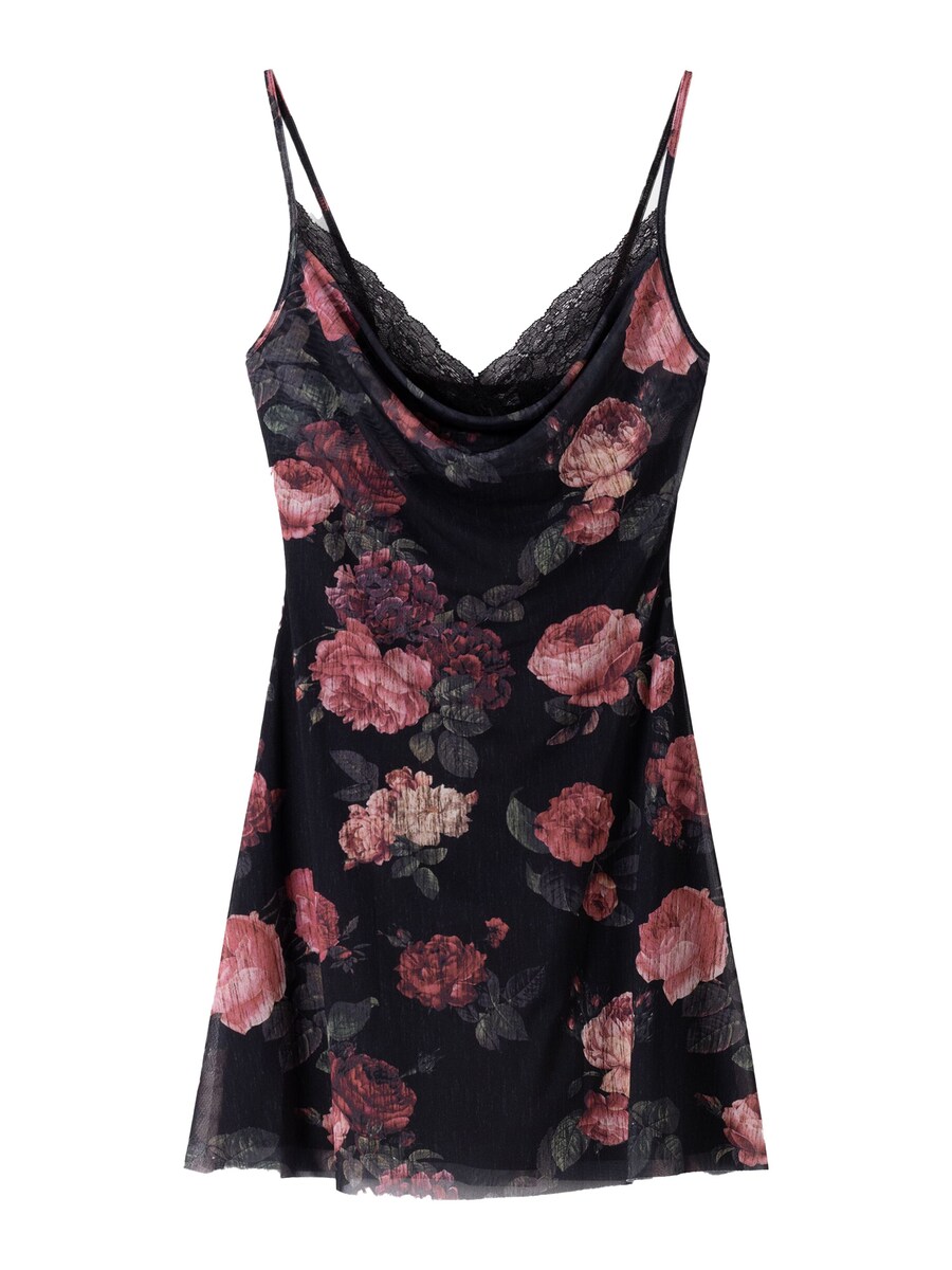 Мини платье Bershka Dress, черный
Мини платье Bershka Dress, черный