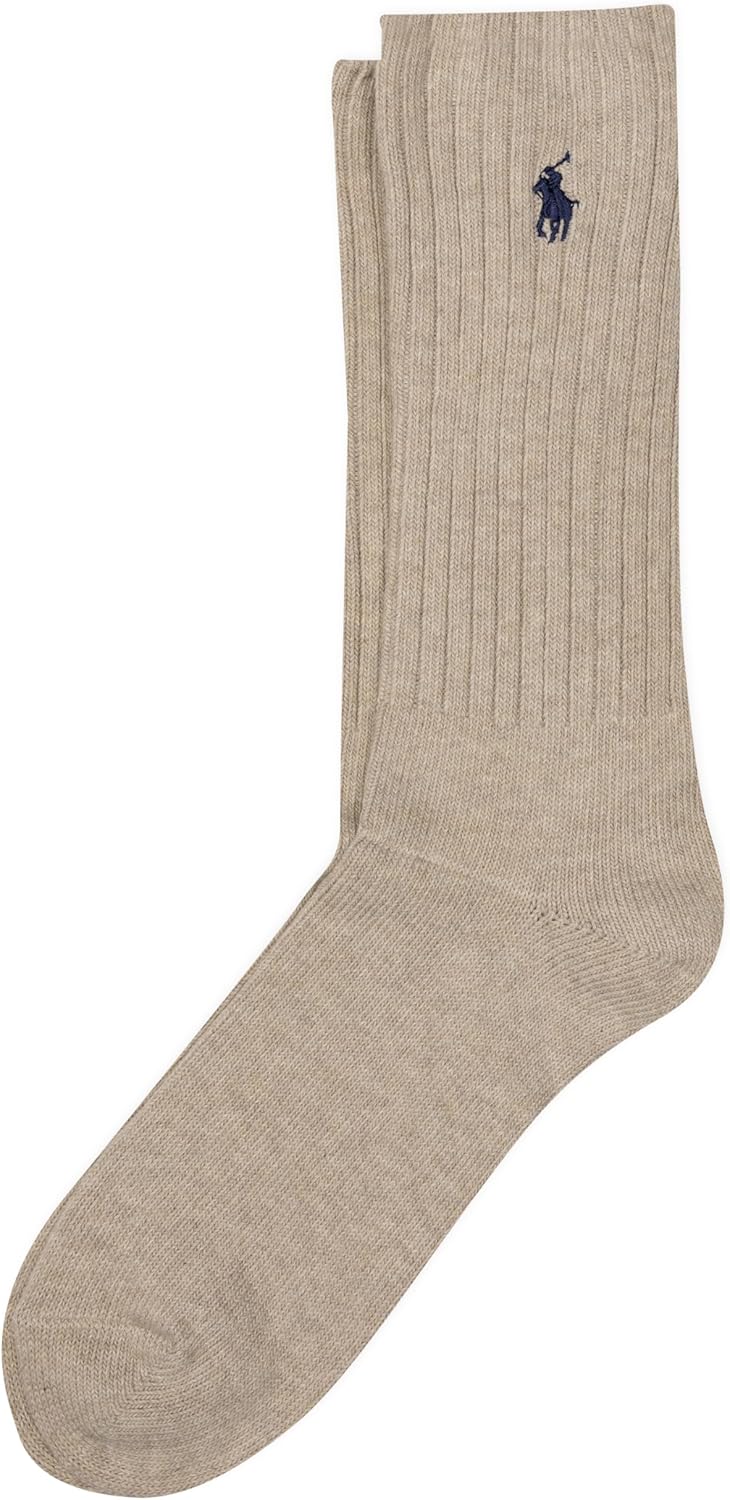 POLO RALPH LAUREN мужские хлопковые ребристые носки, Taupe
POLO RALPH LAUREN мужские хлопковые ребристые носки, Taupe