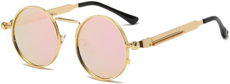 Панк-солнцезащитные очки для женщин, зеркальные металлические солнцезащитные очки, винтажные мужские очки для вождения, защита от ультрафиолета UV400 KTUCN, Gold Pink Mirror
Панк-солнцезащитные очки для женщин, зеркальные металлические солнцезащитные очки, винтажные мужские очки для вождения, защита от ультрафиолета UV400 KTUCN, Gold Pink Mirror