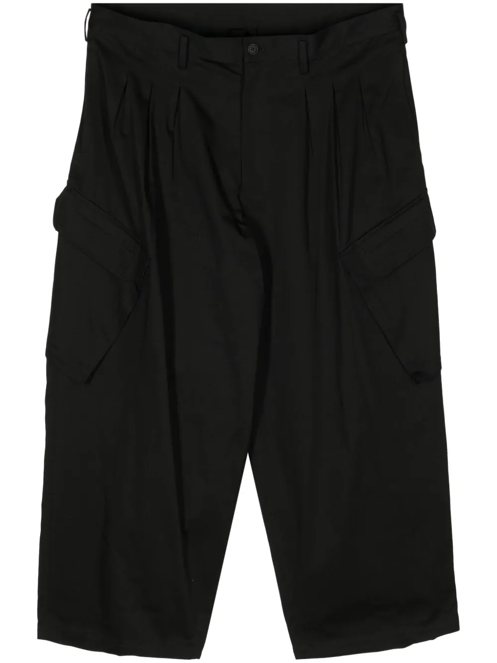 Укороченные брюки карго Yohji Yamamoto, черный
Укороченные брюки карго Yohji Yamamoto, черный