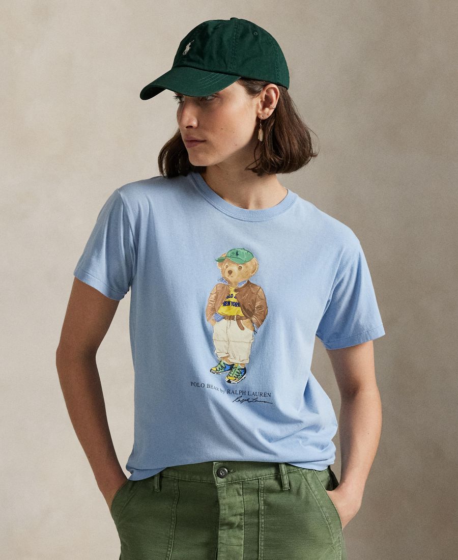 Женская футболка Polo Bear из хлопкового трикотажа Polo Ralph Lauren, Chambray Blue, Синий, Женская футболка Polo Bear из хлопкового трикотажа Polo Ralph Lauren, Chambray Blue
Женская футболка Polo Bear из хлопкового трикотажа Polo Ralph Lauren, Chambray Blue, Синий, Женская футболка Polo Bear из хлопкового трикотажа Polo Ralph Lauren, Chambray Blue