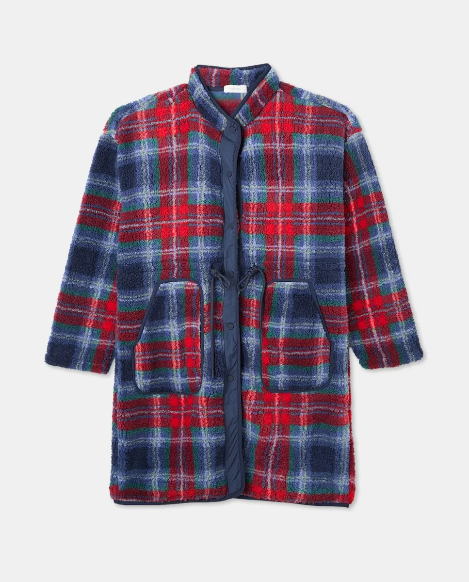Женский халат в клетку с пуговицами Énfasis, красный
Женский халат в клетку с пуговицами Énfasis, красный