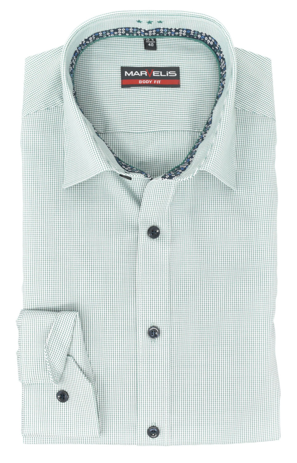Рубашка MARVELIS Body Fit Business, зеленый
Рубашка MARVELIS Body Fit Business, зеленый