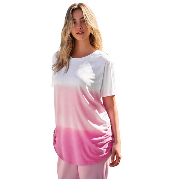 Футболка ombre для женщин plus size Roaman'S, Vintage Rose Ombre
Футболка ombre для женщин plus size Roaman'S, Vintage Rose Ombre