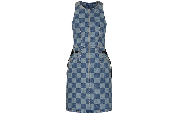 Платье Louis Vuitton без рукавов, синий
Платье Louis Vuitton без рукавов, синий