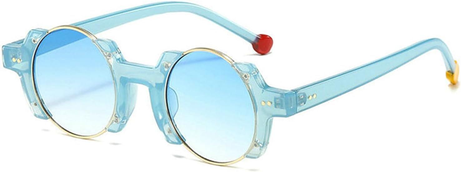 Популярные модные круглые женские солнцезащитные очки в стиле панк, ретро с заклепками, трендовые желто-синие солнцезащитные очки с градиентным переходом цвета и защитой от УФ-излучения UV400 helena, C6
Популярные модные круглые женские солнцезащитные очки в стиле панк, ретро с заклепками, трендовые желто-синие солнцезащитные очки с градиентным переходом цвета и защитой от УФ-излучения UV400 helena, C6