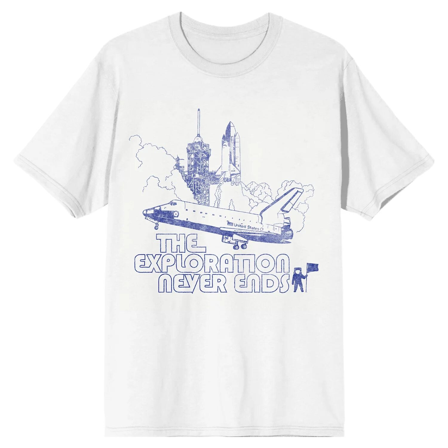 Мужская футболка NASA The Exploration Never Ends Ends Licensed Character
Мужская футболка NASA The Exploration Never Ends Ends Licensed Character