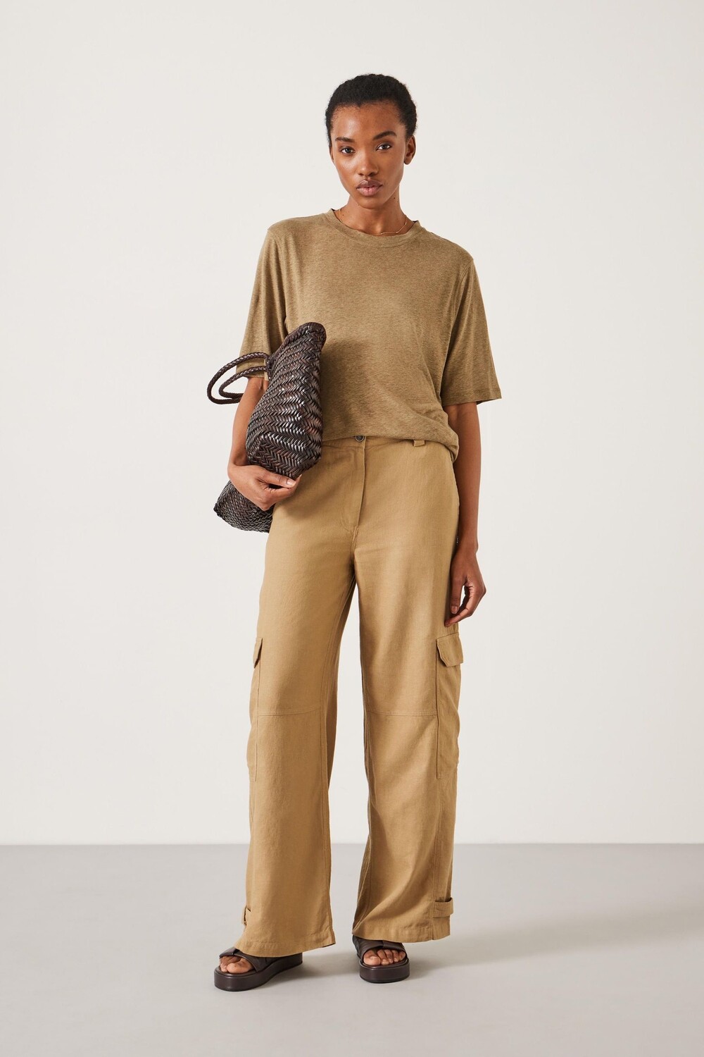 Льняные брюки карго Nova Hush, бежевый
Льняные брюки карго Nova Hush, бежевый