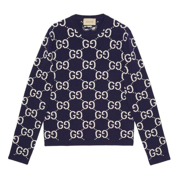 Свитер gg wool jacquard sweater 'blue ivory' Gucci, синий
Свитер gg wool jacquard sweater 'blue ivory' Gucci, синий