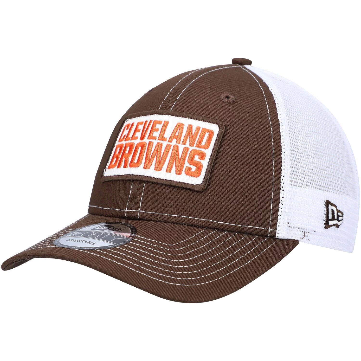 Мужская кепка New Era Brown Cleveland Browns 9FORTY Trucker Snapback
Мужская кепка New Era Brown Cleveland Browns 9FORTY Trucker Snapback