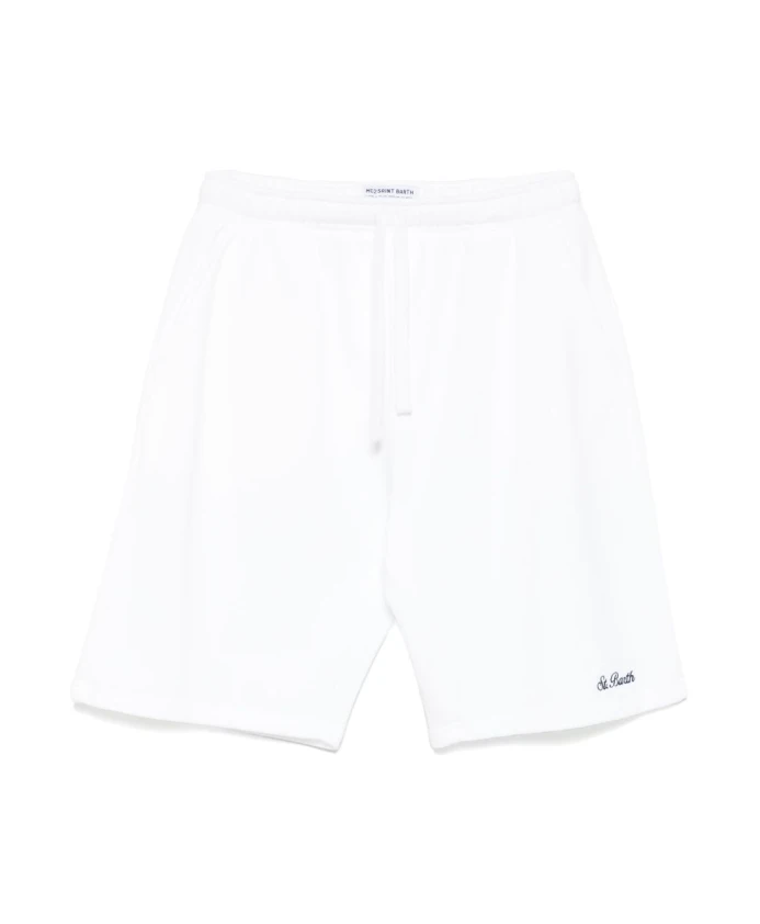 Белые шорты с завязками на поясе Mc2 Saint Barth, белый
Белые шорты с завязками на поясе Mc2 Saint Barth, белый