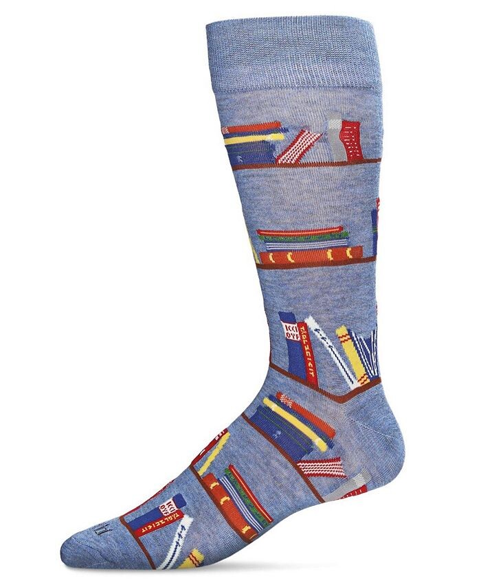 Мужские носки Bibliophile Rayon from Bamboo Novelty Crew Socks MeMoi, синий
Мужские носки Bibliophile Rayon from Bamboo Novelty Crew Socks MeMoi, синий