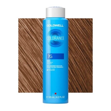 Краска для волос Colorance 7G Hazelnut Warm Brown 120 мл, Goldwell
Краска для волос Colorance 7G Hazelnut Warm Brown 120 мл, Goldwell