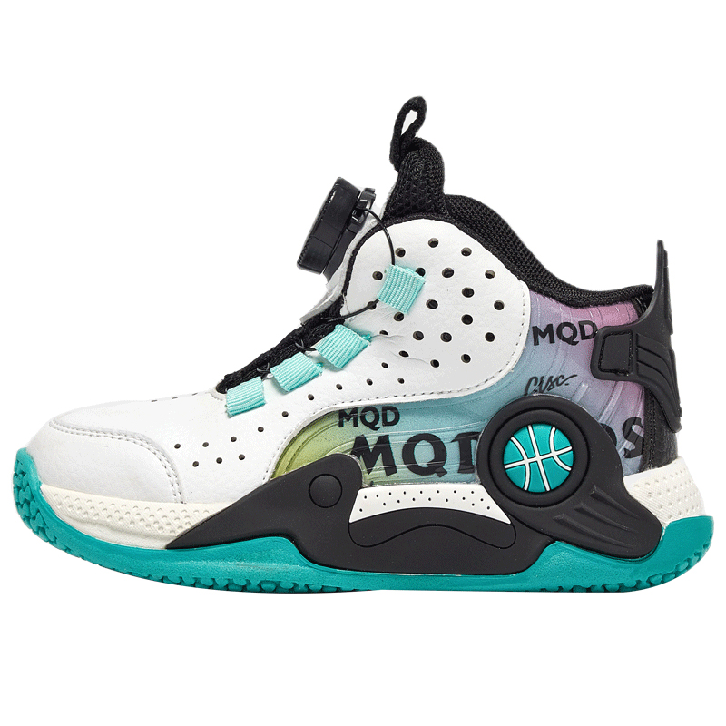 Баскетбольные кроссовки средней высоты с противоскользящими амортизаторами и износостойкими свойствами для детей MQD, белый
Баскетбольные кроссовки средней высоты с противоскользящими амортизаторами и износостойкими свойствами для детей MQD, белый