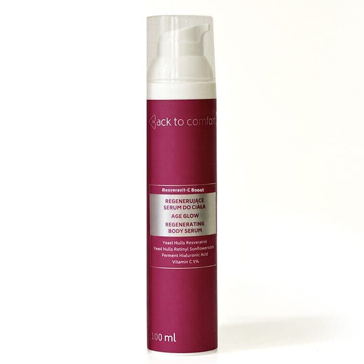 Регенерирующая сыворотка для тела age glow Back To Comfort Resveravit-C, 100 мл
Регенерирующая сыворотка для тела age glow Back To Comfort Resveravit-C, 100 мл