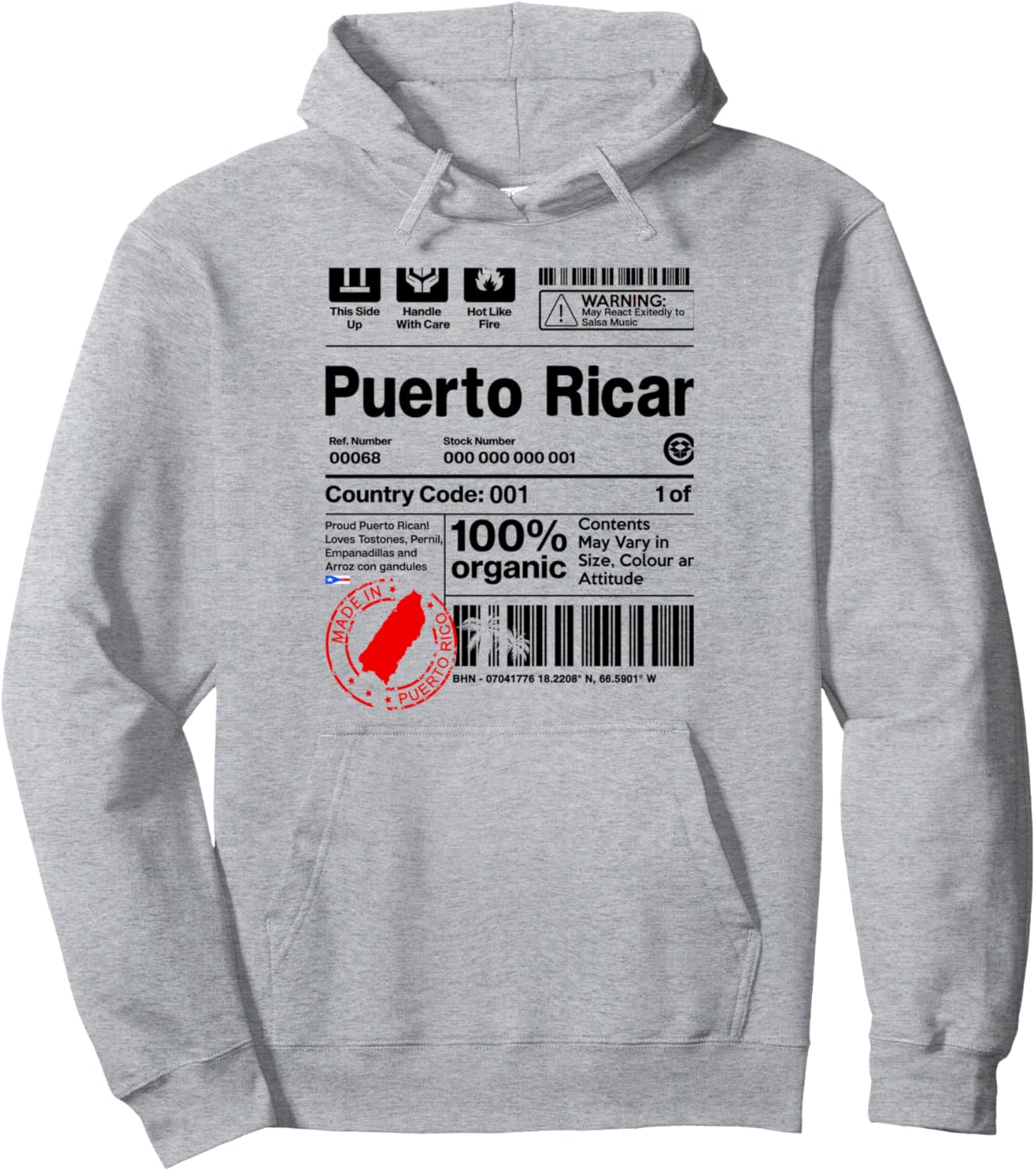 Сделано в Пуэрто-Рико, худи Attention To Care Tropic Puerto Rican Heritage Apparel, серый
Сделано в Пуэрто-Рико, худи Attention To Care Tropic Puerto Rican Heritage Apparel, серый